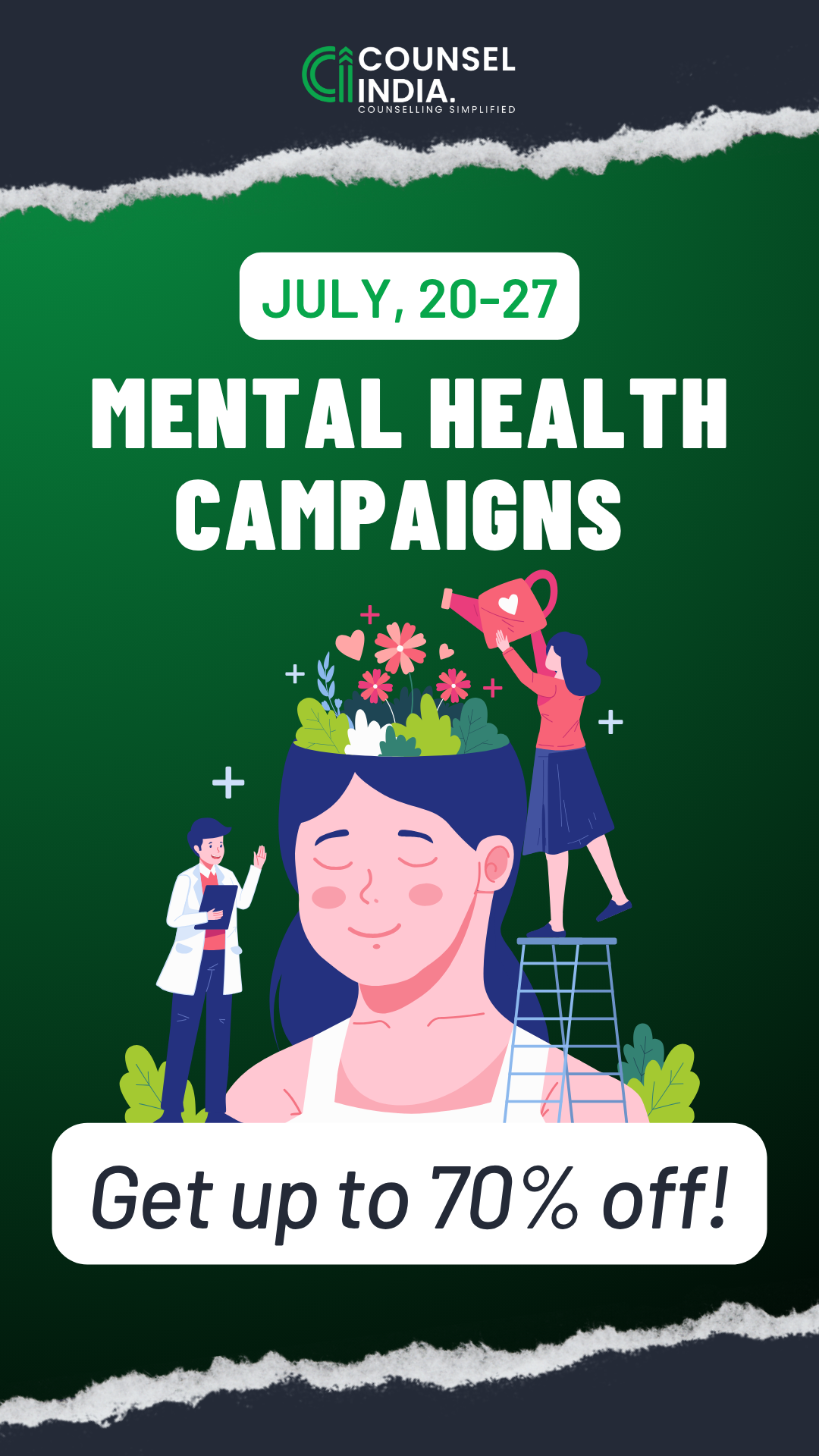 E learning platform for psychology counselling counsel india